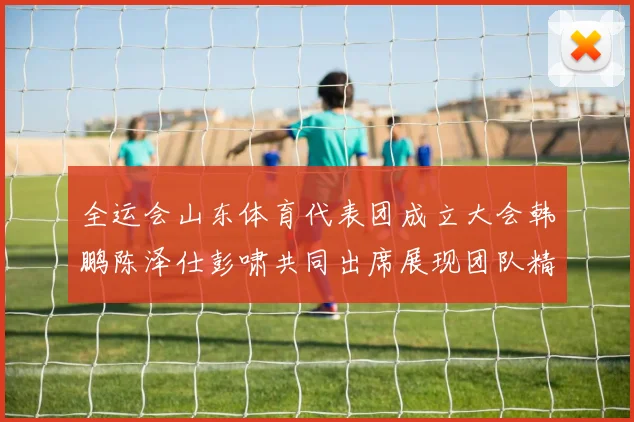 全运会山东体育代表团成立大会韩鹏陈泽仕彭啸共同出席展现团队精神与风采